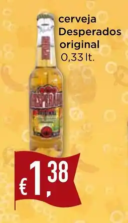 Bolama cerveja Desperados original promoção
