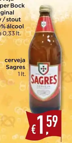 Bolama cerveja Sagres promoção