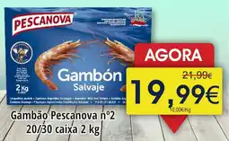 Froiz Gambão Pescanova n°2 20/30 caixa promoção