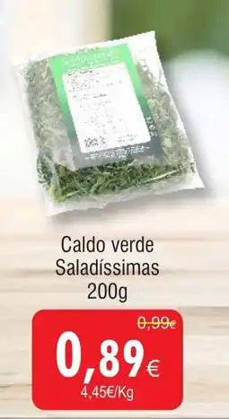 Caldo verde Saladíssimas