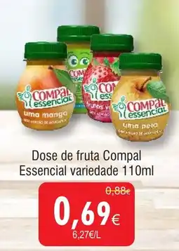 Froiz Dose de fruta Compal Essencial variedade promoção