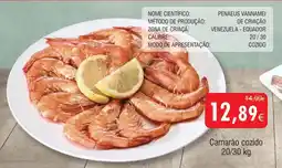Froiz Camarão cozido 20/30 promoção
