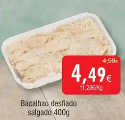 Froiz Bacalhau desfiado salgado promoção