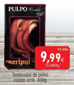 Froiz Tentáculos de polvo cozido promoção