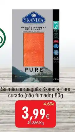 Froiz Salmão norueguês Skandia Pure curado (não fumado) promoção