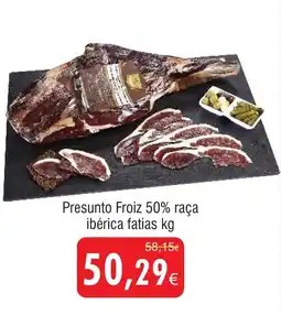 Froiz Presunto Froiz 50% raça ibérica fatias promoção
