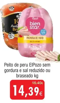Froiz Peito de peru ElPozo sem gordura e sal reduzido ou braseado promoção