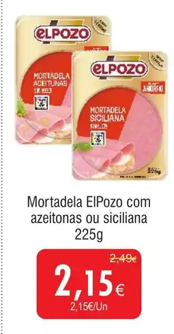 Froiz Mortadela ElPozo com azeitonas ou siciliana promoção