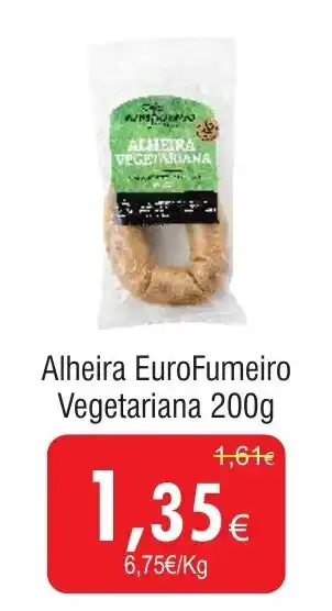 Froiz Alheira EuroFumeiro Vegetariana promoção