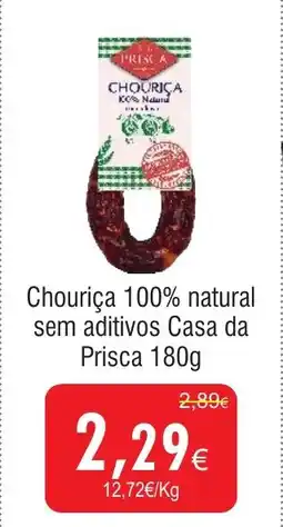Froiz Chouriça 100% natural sem aditivos Casa da Prisca promoção