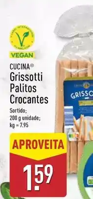ALDI Grissotti palitos crocantes promoção