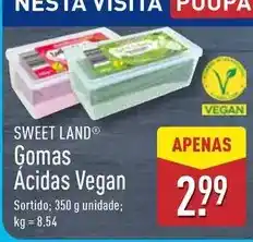 ALDI Sweet land gomas promoção