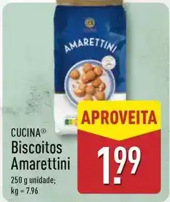 ALDI Biscoitos amarettini promoção