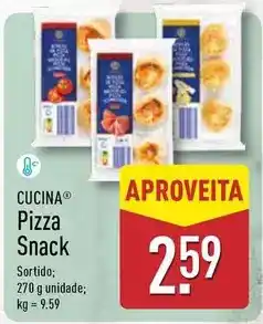 ALDI Pizza snack promoção