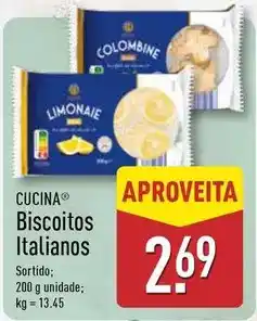 ALDI Biscoitos italianos promoção