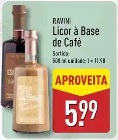 ALDI Axe - licor a base de cafe promoção