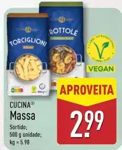 ALDI Massa promoção