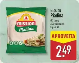 ALDI Mission - piadina promoção