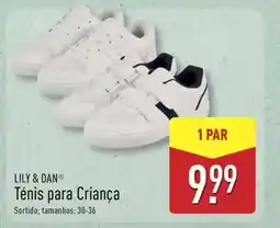 ALDI Lily & dan - ténis para crianca promoção
