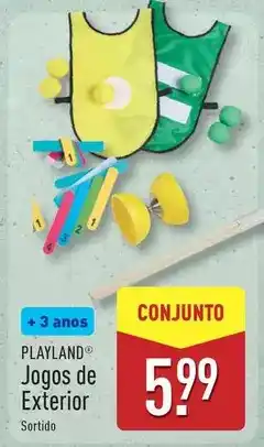 ALDI Jogos de exterior promoção