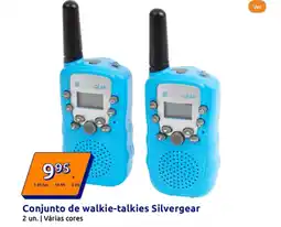Action Conjunto de walkie-talkies Silvergear promoção