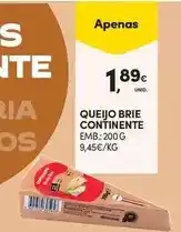 Continente Continente - queijo brie promoção
