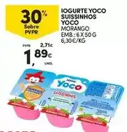 Continente Yoco - iogurte suissinhos promoção