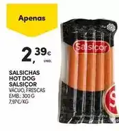 Continente Salsichas hot dog promoção