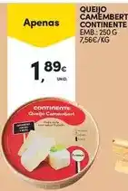 Continente Continente - queijo camembert promoção