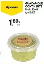 Continente Continente - guacamole promoção