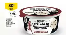 Continente Lindahls - iogurte solido stracciatella promoção