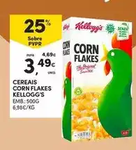 Continente Kellogg's - cereais corn flakes promoção