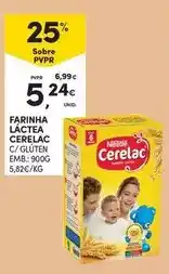 Continente Cerelac - farinha lactea promoção