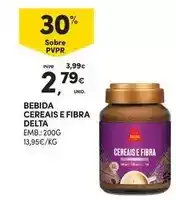 Continente Delta q - bebida cereais e fibra promoção
