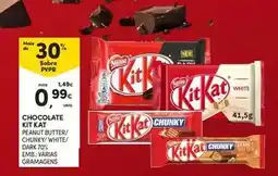 Continente Kit kat - chocolate promoção