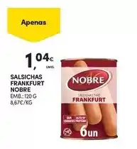 Continente Nobre - salsichas frankfurt promoção
