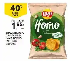 Continente Lay's - snack batata camponesa promoção