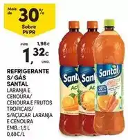 Continente Santal - refrigerante s/gas promoção