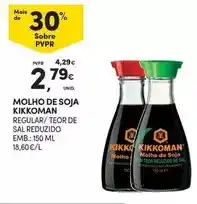 Continente Kikkoman - molho de soja promoção
