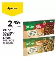 Continente Knorr - caldo galinha/ carne promoção