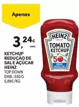 Continente Heinz - ketchup redução de sale açúcar promoção