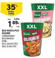 Continente Knorr - big pasta pot promoção