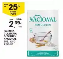 Continente Nacional - farinha culinaria s/gluten promoção