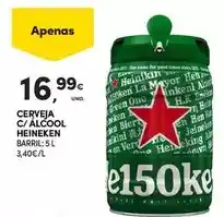 Continente Heineken - cerveja c/ álcool promoção
