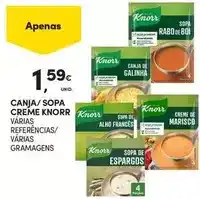 Continente Knorr - canja/ sopa creme promoção