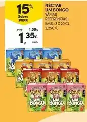 Continente Um bongo - néctar promoção
