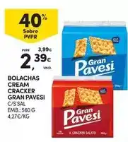 Continente Pavesi - bolachas cream cracker promoção