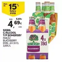Continente Somersby - sidra c/alcool t/p promoção