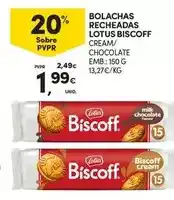 Continente Lotus - bolachas recheadas biscoff promoção