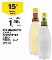 Continente Schweppes - refrigerante c/gas zero promoção